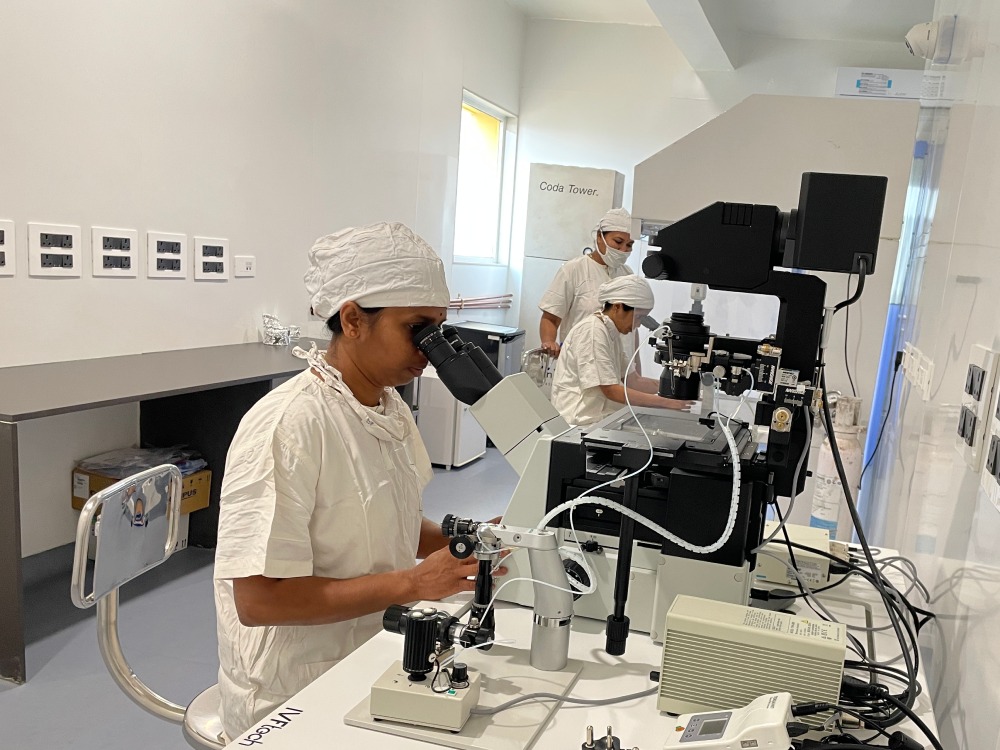 Modern fertility clinic
